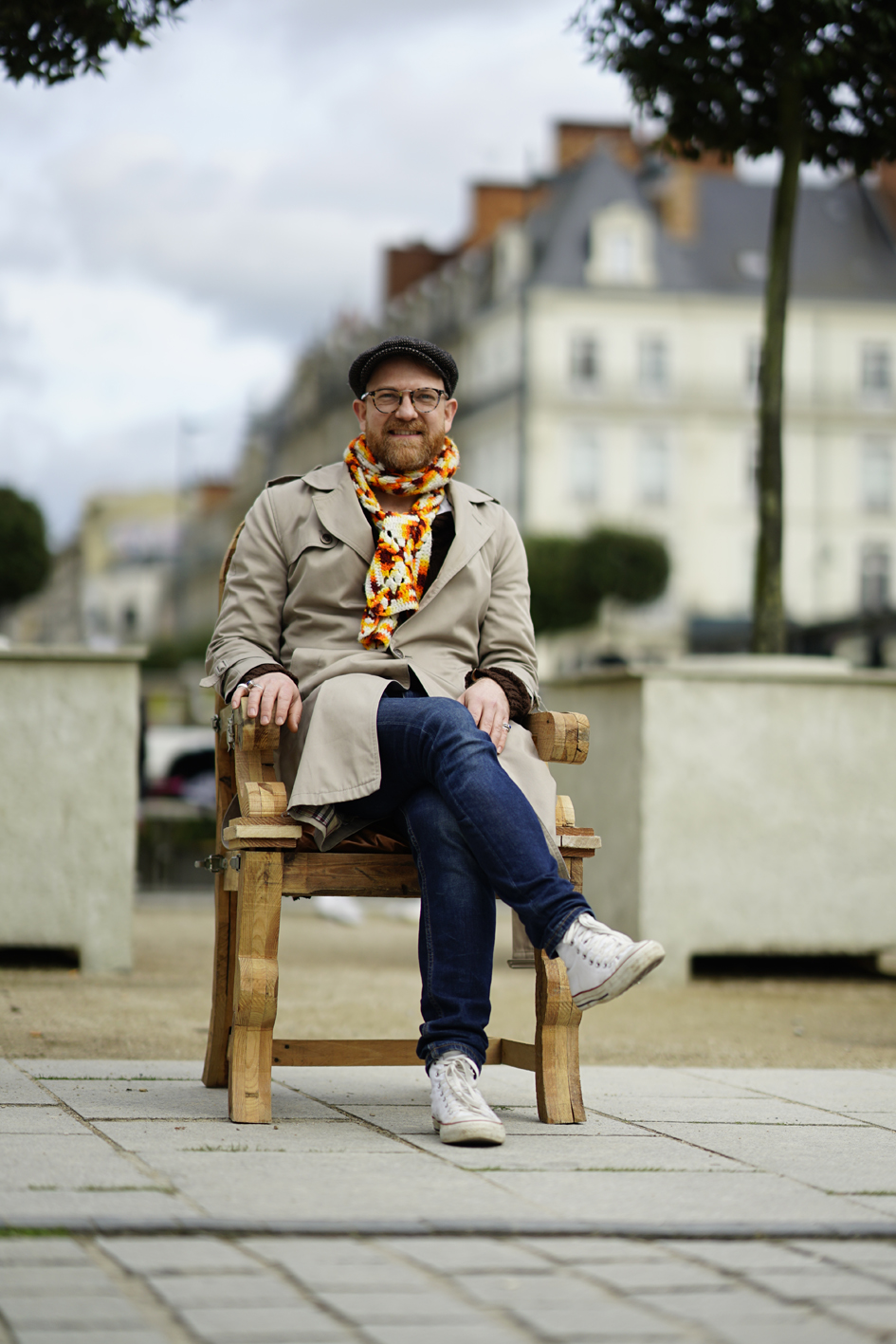 Le fauteuil du député de la rue, Happening, Rennes